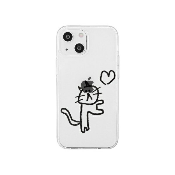 Rakuten - ROA｜ロア iPhone 14 Plus 6.7インチ ソフトクリアケース ネコハート AKAN AK23557i14M