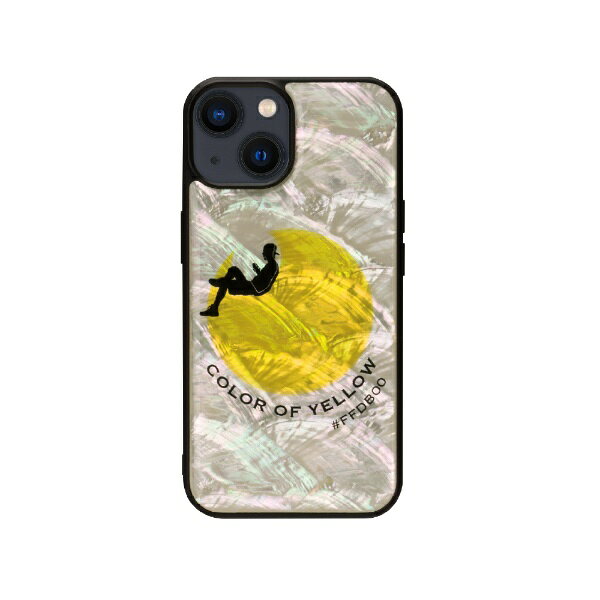ROA｜ロア iPhone 14 6.1インチ 天然貝ケース Sunset Yellow ikins I23569i14