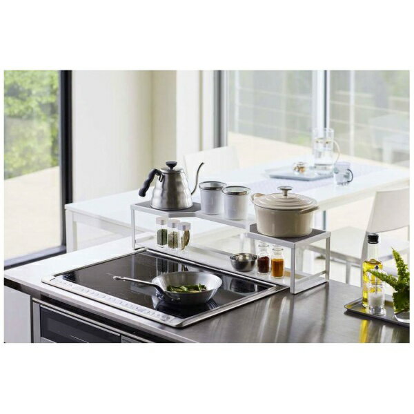 ����¶ȡ�Yamazaki �ץ졼�� ���������å��ӵ������С��դ� 60cm������� �ۥ磻�� 05651