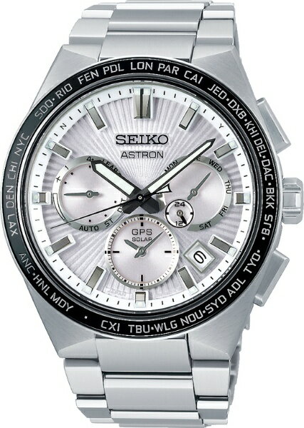 セイコー｜SEIKO ■コアショップ限定 【ソーラーGPS衛星電波修正】アストロン(ASTRON) SBXC117 NEXTER 2nd Collection シルバー/ホワイト [正規品]