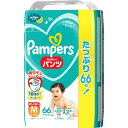 P&G｜ピーアンドジー Pampers（パンパース）さらさらケア パンツ ウルトラジャンボ Mはいはい66枚（5-10kg）