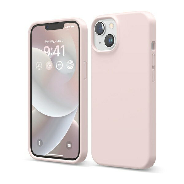 ELAGOå饴 iPhone 14 6.1 elago SILICONE CASE for iPhone 2022 6.1inch 2Lens Lovely Pink EL-INNCSSCS3-LP