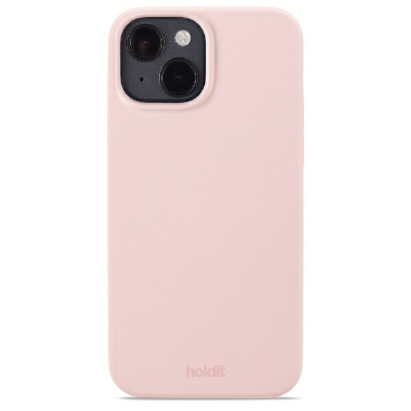 ホールディット スマホケース レディース HOLDIT｜ホールディット iPhone 14 6.1inch 2眼 シリコーンケース　Pink HOLDIT ブラッシュピンク 15495