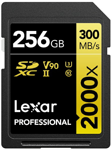 LT[bLexar Lexar SDXCJ[h 256GB 2000x UHS-II U3 V90 Professional 2000x(UHS-II) LSD2000256G-BNNNJ [Class10 /256GB]