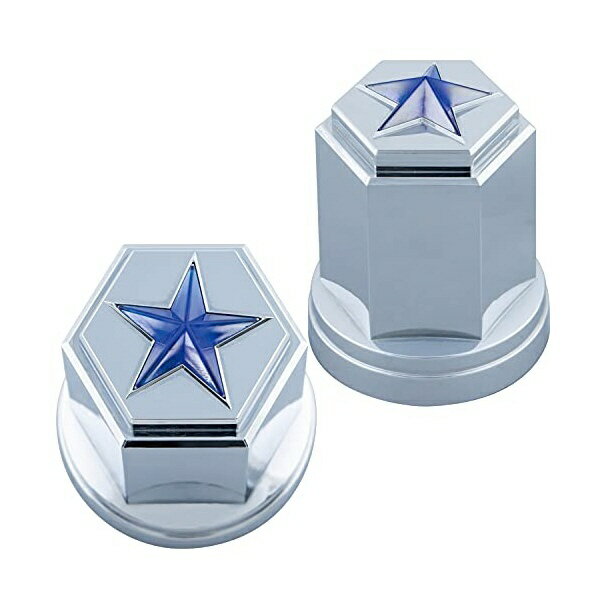 JET INOUE｜ジェット・イノウエ ナットカバー綺羅 33mm 高さ60mm 10個入 ブルー 500541