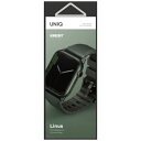 KENZANbPU LINUS AIROSOFT SILICONE APPLE WATCH STRAP 45/44/42mm - MOSS GREENiGREENj UNIQij[Nj O[ UNIQ45MMLINUSGRN