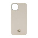 COACH｜コーチ iPhone 14 Plus 6.7インチ Coach Slim Wrap - Ivory C Plaque CIPH-132-CPQIV