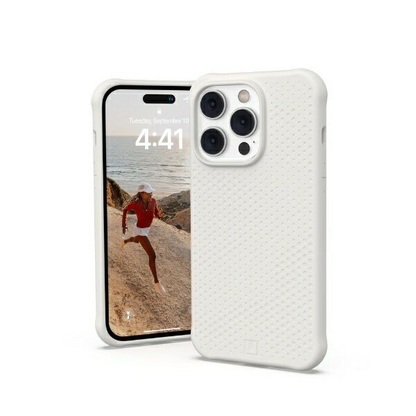 UAG｜URBAN ARMOR GEAR UAG製 UbyUAG MagSafe対応 DOT iPhone 14 Pro用 ケース マシュマロ UAG-UIPH22MB-DMS-MM