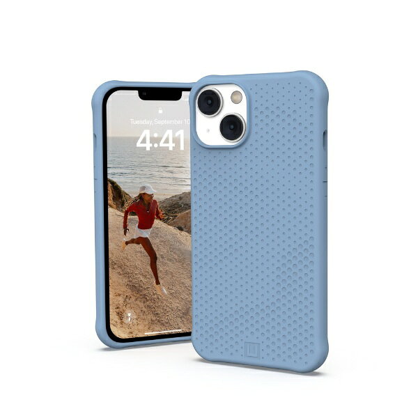 UAG｜URBAN ARMOR GEAR UAG製 UbyUAG MagSafe対応 DOT iPhone 14用 ケース セルリアン UAG-UIPH22MA-DMS-CE
