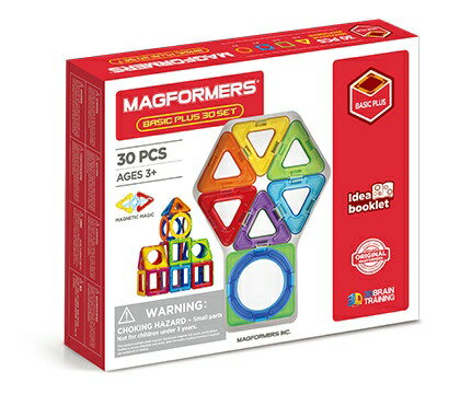 ボーネルンド｜Borne Lund MF715015マグ・フォーマー ベーシックプラスセット 30ピース ボーネルンド MF715015