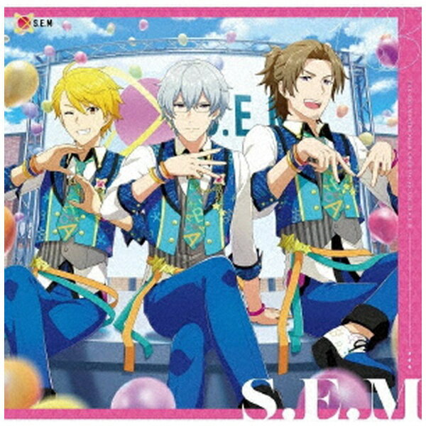 アイドルマスターSideM「GROWING SIGN＠L」シリーズ第13弾はS．E．M！【収録曲】Disc-11．Multiple Entertainment Show！2。Drama part 13．Dance in the school！4．Drama part 25．Multiple Entertainment Show!（Off Vocal）6．Dance in the school！（Off Vocal）S．E．M [硲道夫（CV：伊東健人）、舞田類（CV：榎木淳弥）、山下次郎（CV：中島ヨシキ）]描き下ろしイラストジャケット