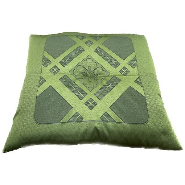 大宗｜DAISOU フクレ座布団 竹田菱 八端判 59×63cm グリーン 901597/GN