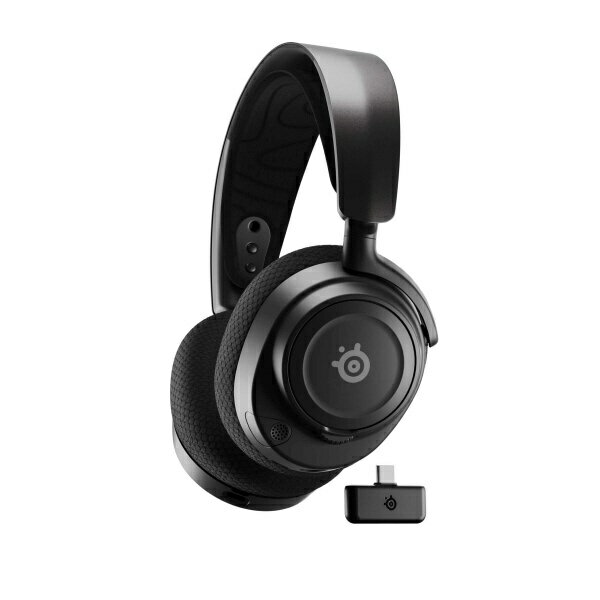 SteelSeries｜スティールシリーズ ゲーミングヘッドセット Arctis Nova 7 ブラック 61553J [ワイヤレス（Bluetooth＋USB-C） /両耳 /ヘッドバンドタイプ]