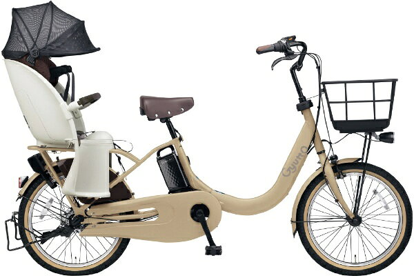 パナソニック｜Panasonic 電動アシスト自転車 ギュット・クルームR・EX Gyutto マットキャメル BE-FRE032 [20インチ /3段変速]【キャンセル・返品不可】【b2307】 【代金引換配送不可】のサムネイル
