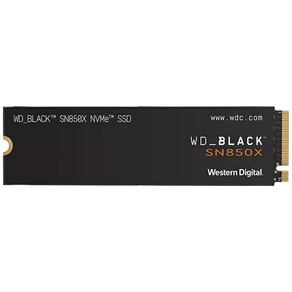 WESTERN DIGITAL｜ウェスタン デジタル WDS400T2X0E 内蔵SSD PCI-Express接続 WD_BLACK SN850X(ヒートシンク非搭載) 4TB /M.2