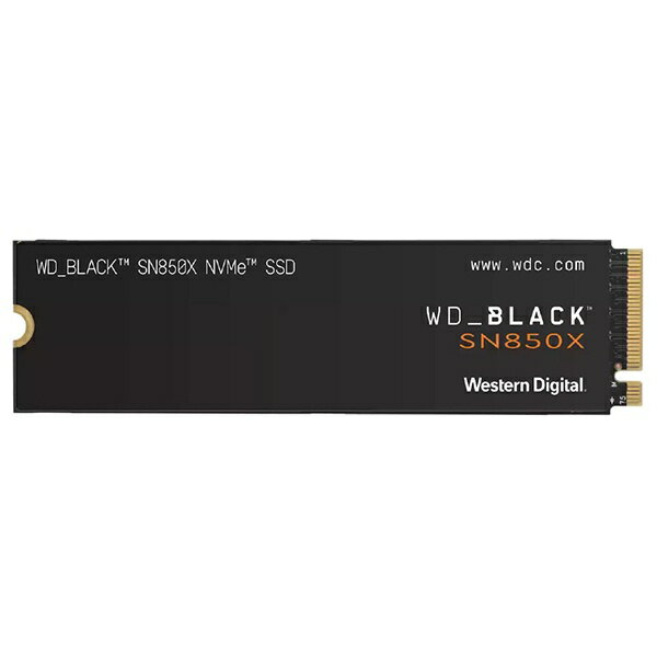 WESTERN DIGITAL｜ウェスタン デジタル WDS100T2X0E 内蔵SSD PCI-Express接続 WD_BLACK SN850X(ヒートシンク非搭載) 