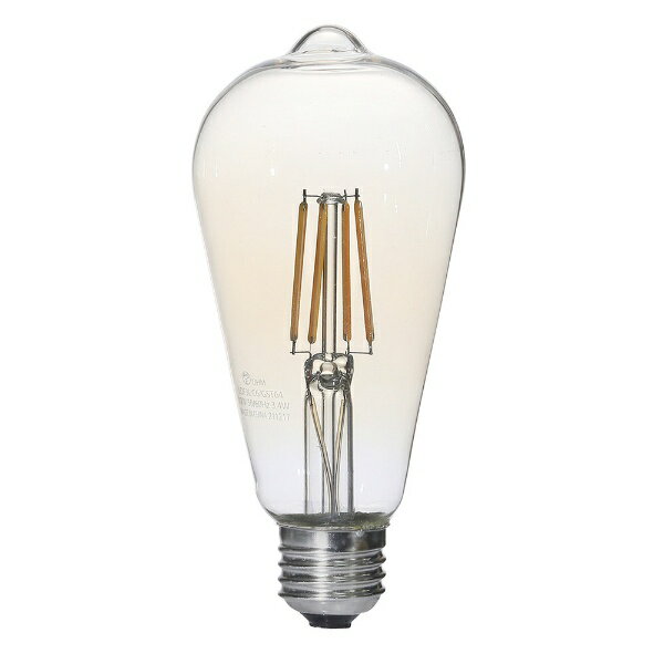 オーム電機｜OHM ELECTRIC LEDフィラメントタイプレトロ球/キャンドル色 LDF3LC6/GST64 