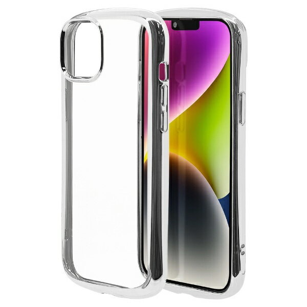 樂天商城 - ラスタバナナ｜RastaBanana iPhone 14 Plus （6.7インチ） VANILLA PACK TPUケース メタルフレーム 2.7mm curve シルバー 7227IP267TP