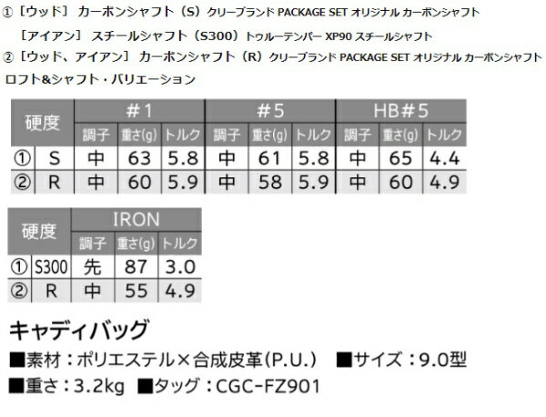 クリーブランド｜Cleveland GOLF メンズ クラブセット Cleveland Golf PACKAGE SET...