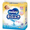 ユニチャーム｜unicharm moony（ムーニー）手・口ふき つめかえ用 60枚×3コ（180枚）