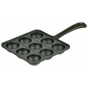 パール金属|PEARL METAL スプラウト鉄鋳物製 たこ焼きプレート 9穴 HB-6216