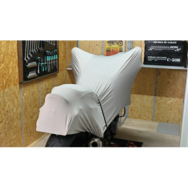 For 401 cc 〜750 cc  - デイトナ｜DAYTONA ストレッチインナーハーフカバー Mサイズ【250cc〜750ccクラスの車両まで】 22145
