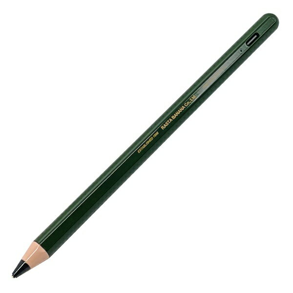ラスタバナナ｜RastaBanana 〔タッチペン：USB-A充電式/静電式〕鉛筆風タッチペン グリーン RTP10GR