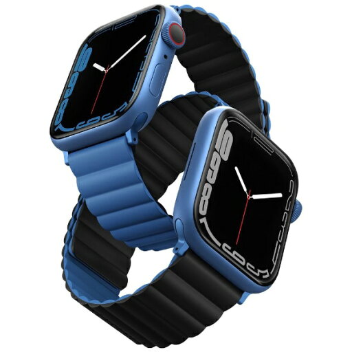 KENZAN|ケンザン REVIX REVERSIBLE MAGNETIC Apple Watch STRAP 45/44/42mm CASPIAN(BLUE/BLACK) UNIQ(ユニーク) ブルー UNIQ-45MM-REVBLUBLK KENZAN|ケンザン REVIX REVERSIBLE MAGNETIC Apple Watch STRAP 45/44/42mm CASPIAN(BLUE/BLACK) UNIQ(ユニーク) ブルー UNIQ-45MM-REVBLUBLK