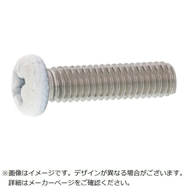 サンコーインダストリー｜SUNCO SUNCO　頭部ホワイトステン（＋）ナベ小ネジ　6×10　（50本入） 00-02-0000-0060X0100-A0-50