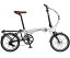 HARRY QUINN｜ハリークイン 【eバイク】 電動アシスト 折りたたみ自転車 Harry Quinn PORTABLE E-BIKE スターシルバー 88210-8999 [16インチ]【電動自転車】【キャンセル・返品不可】 【代金引換配送不可】