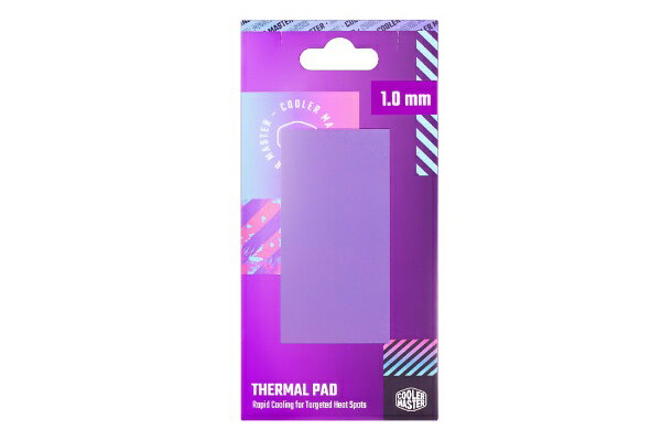 クーラーマスター｜COOLER MASTER 〔サーマルパッド〕95x45x1.0mm Thermal Pad (1.0 mm) パープル TPX-NOPP-9010-R1