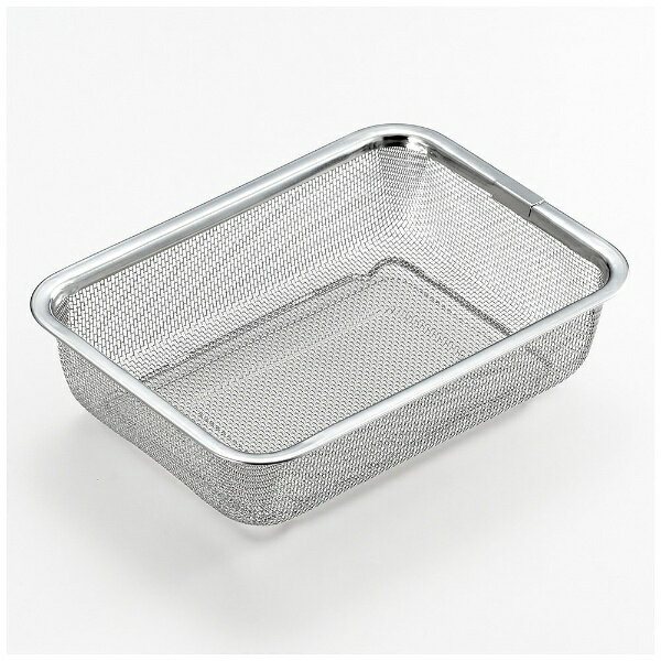 ヨシカワ｜yoshikawa ステンレス角型水切ザル 中 YJ2349