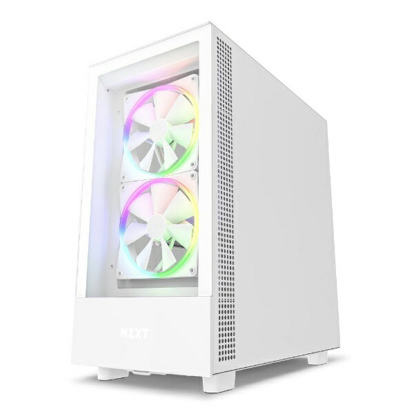 NZXT｜エヌゼットエックスティー PCケース [ATX /Micro ATX /Mini-ITX] H5 Elite ホワイト CC-H51EW-01