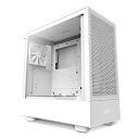 NZXT｜エヌゼットエックスティー PCケース ［ATX /Micro ATX /Mini-ITX］ H5 Flow ホワイト CC-H51FW-01