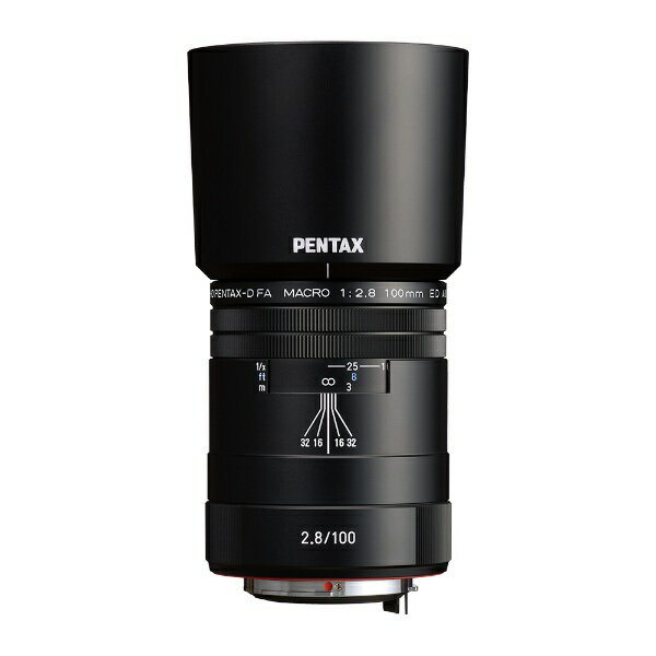 リコー｜RICOH カメラレンズ HD PENTAX-D FA MACRO 100mmF2.8ED AW (B) ブラック ペンタックスK /単焦点レンズ