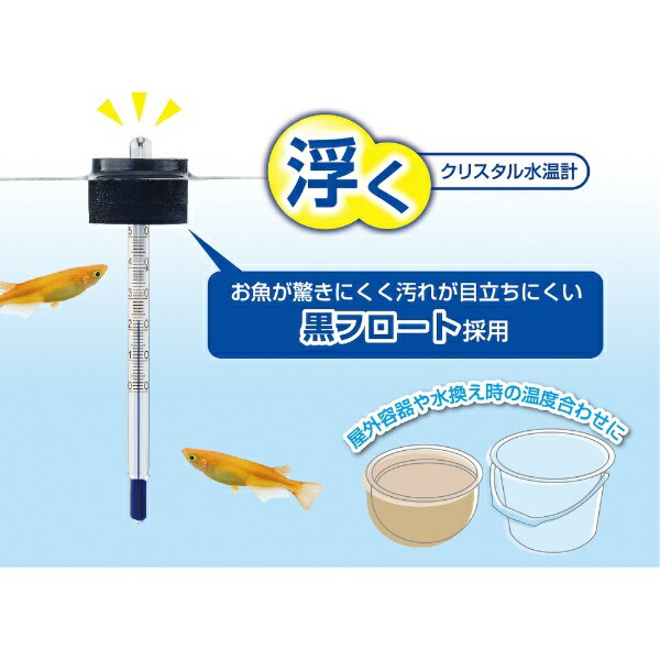 ジェックス|GEX 浮くクリスタル水温計の紹介画像3
