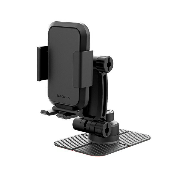 星光産業｜seikosangyo 車内用品 EXEA(エクセア) スマホホルダー カラー：ブラック 貼り付けタイプ 収納サイズ：幅60～96mm 厚さ22mm以下 重さ250gまで EC237