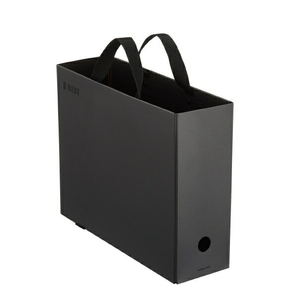 KOKUYO｜コクヨ キャリーボックス NEOS(ネオス) ブラック A4P-NELFM-D