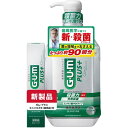 サンスター|SUNSTAR G・U・M ガム・プラス デンタルリンス スッキリ爽やかタイプ+ガム・プラス デンタルペースト ハーブミント20g 数量限定