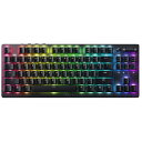 RAZER｜レイザー ゲーミングキーボード DeathStalker V2 Pro Tenkeyless(赤軸 英語配列) ブラック RZ03-04370100-R3M1 有線 ワイヤレス /Bluetooth USB