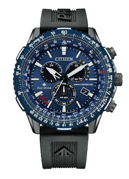 【エントリーで2倍pt(5/20まで)】 シチズン｜CITIZEN PROMASTER（プロマスター） エコ・ドライブ電波時計［ソーラー電波時計］ ダイレクトフライト SKYシリーズ ブルー/ブルー CB5006-02L