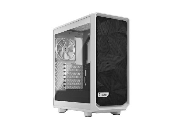 FRACTAL DESIGN｜フラクタルデザイン PCケース [ATX /Micro ATX /Mini-ITX] Meshify 2 Compact Lite White TG Clear Tint ホワイト FD-C-MEL2C-04