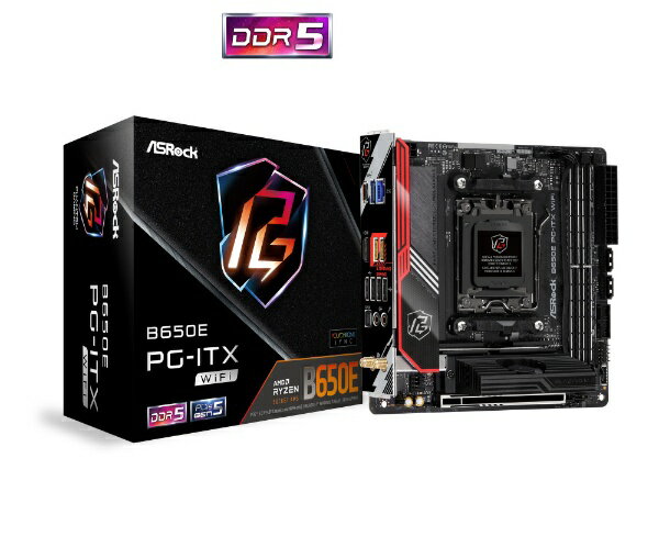 ASROCK｜アスロック マザーボード B650E PG-ITX WiFi MiniITX /Socket AM5