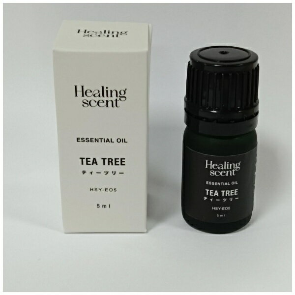 ヤマゼン｜YAMAZEN エッセンシャルオイル アロマ 精油 5ml ティーツリー Healing scent（ヒーリングセント） HSY-EO5