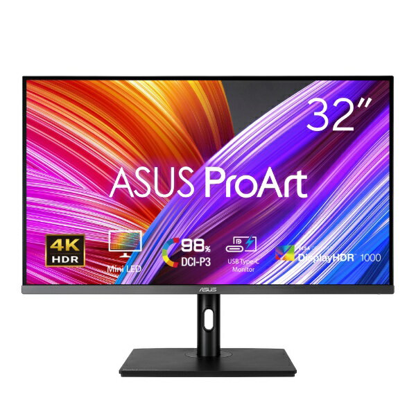 ASUS｜エイスース USB-C接続 PCモニター ProArt PA32UCR-K 