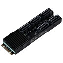 SilverStone｜シルバーストーン インターフェースカード 内部 SATAx5 M.2 PCIe ECS07 SST-ECS07