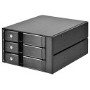 SilverStonebVo[Xg[ SATA/SAS[ouP[X [5.25C`xCx3HDD/SSD 3.5C`x4] FS304-12G ubN SST-FS304-12G