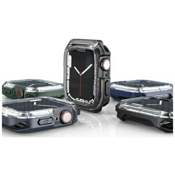 アイキューラボ｜iQ Labo Apple Watch 45mm プロテクションケース ブルー AW-PTC45-BL