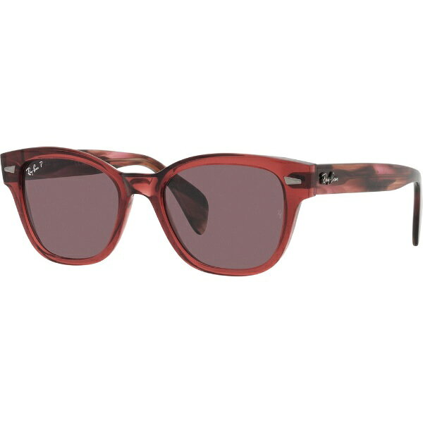 レイバン｜RayBan RB0880SF 6639AF 53mm TRASPピンク/ダークバイオレットポラライズド