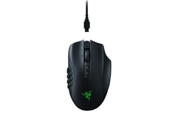 RAZER｜レイザー ゲーミングマウス Naga V2 Pro RZ01-04400100-R3A1 光学式 /有線／無線(ワイヤレス) /20ボタン /Bluetooth USB